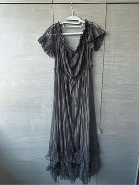 BLACK SHEER DRESS
